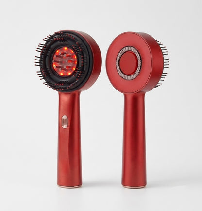 Professional Follicure Hair Growth Serum Applicator &  Red Light Therapy Brush
