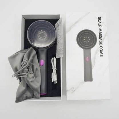 Professional Follicure Hair Growth Serum Applicator &  Red Light Therapy Brush
