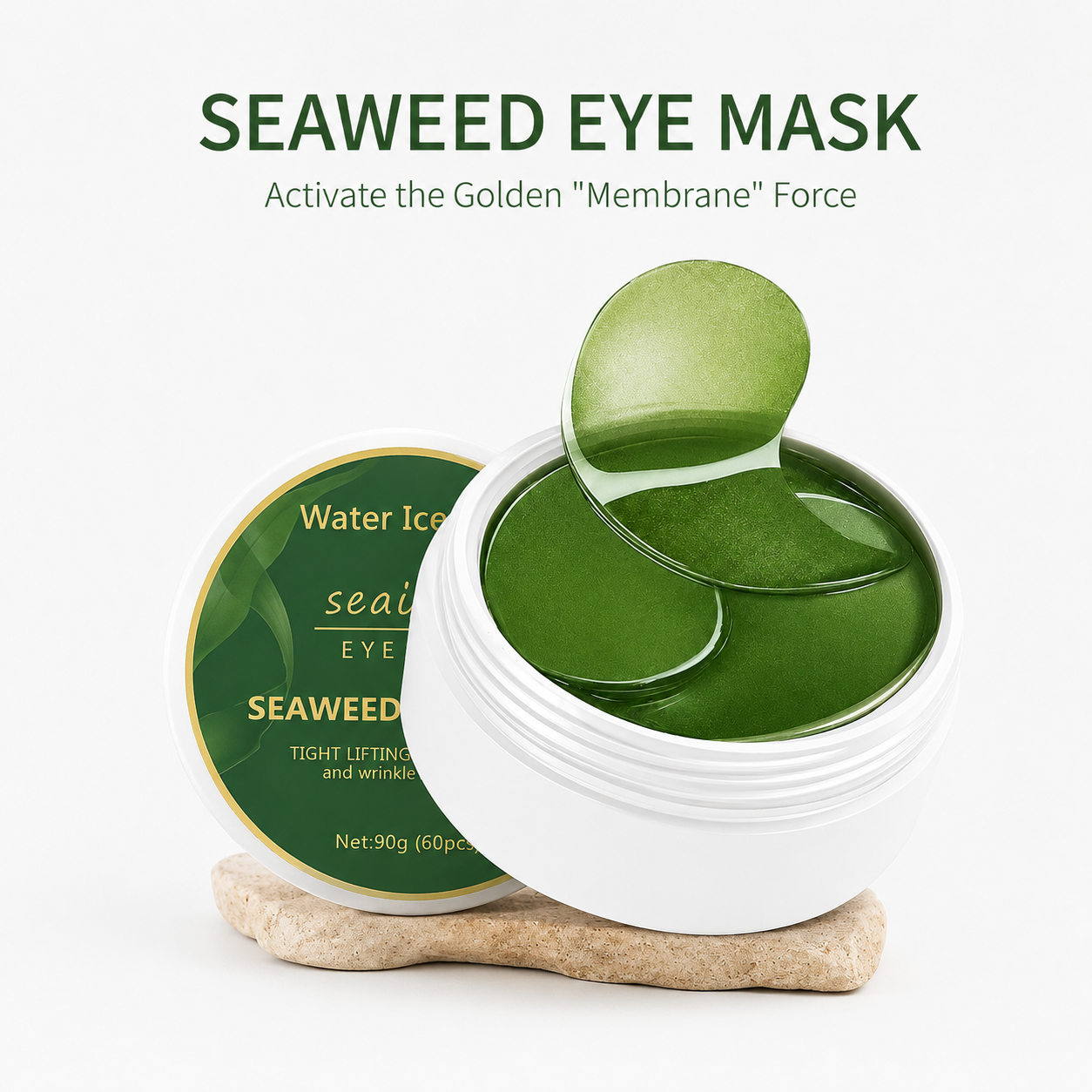 Hydrating Seaweed Hyaluronic Acid Eye MaskS-60 PCS