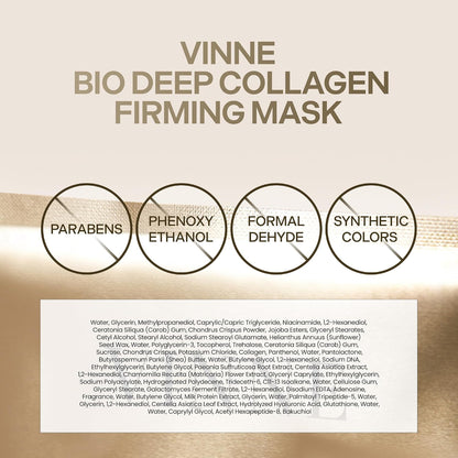 Bio Collagen Firming Mask, 4 Sheets