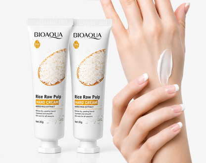 White Rice Moisturizing Hand Cream Moisturizing