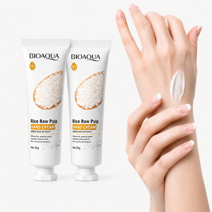 White Rice Moisturizing Hand Cream Moisturizing